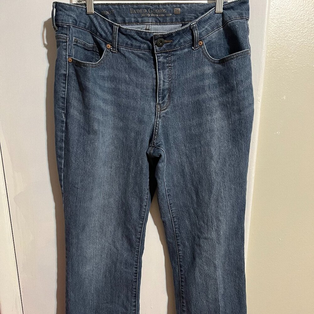 Faded Glory Boot Jeans SZ 16A